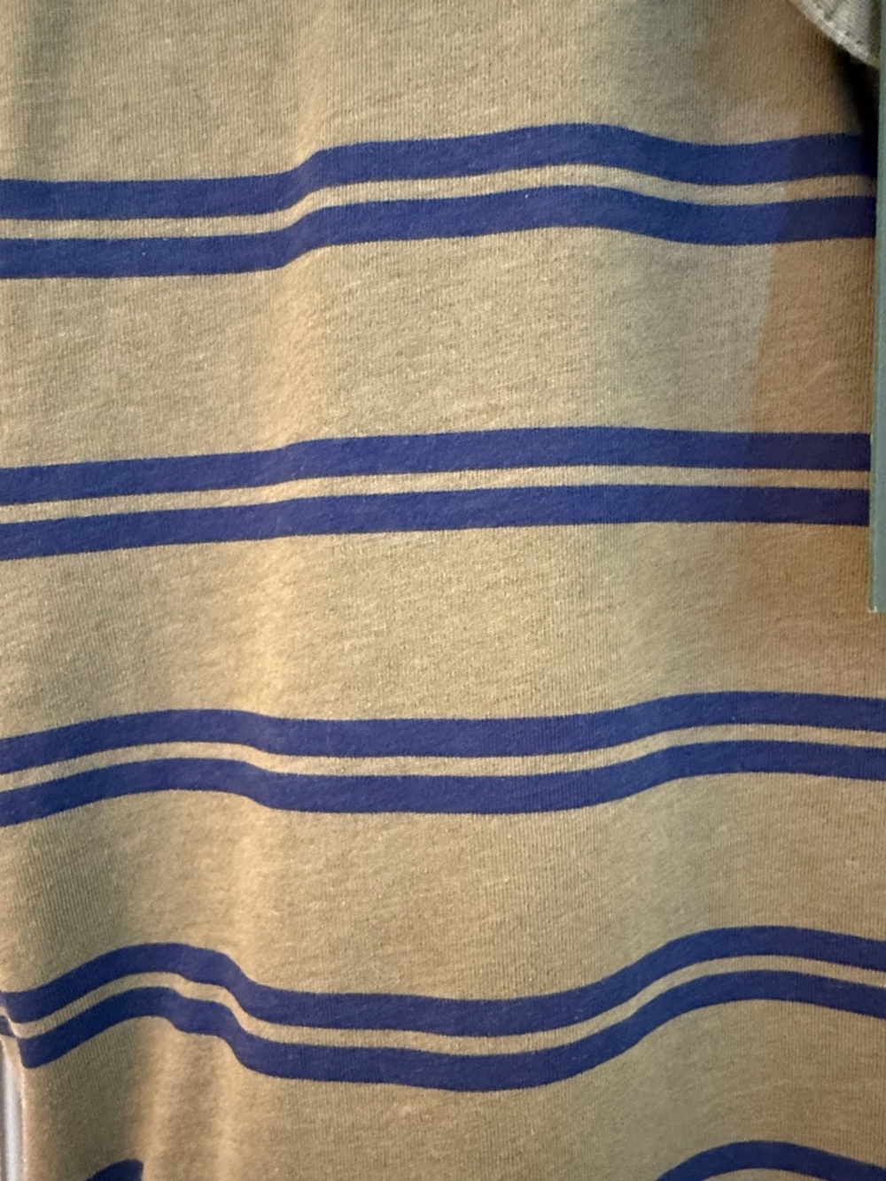 Rodd & Gunn Olive and Navy Striped Polo - Picture 3 of 4